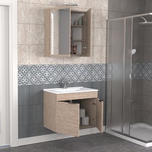 Biani Fix Loft 75 cm Banyo Dolabı Renk Aybe Bej